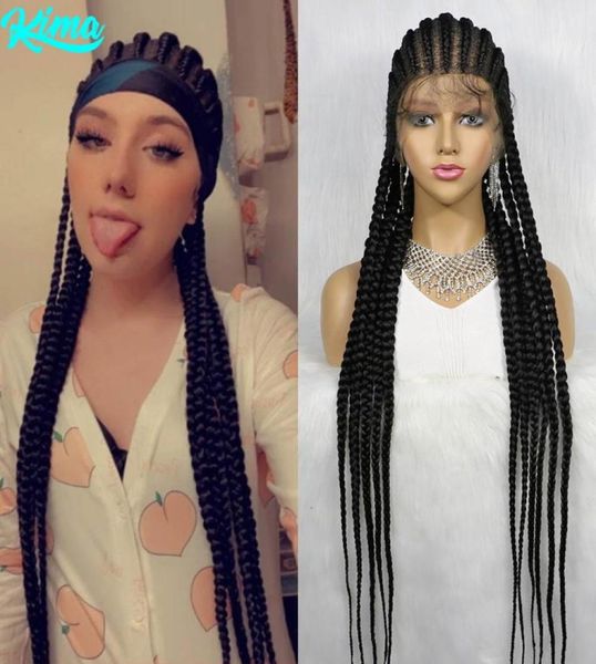 synthetic braided full lace 36inches braiding hair black women synthetic box braids hair wigs for whole new9074904, Black;brown
synthetic braided full lace 36inches braiding hair black women synthetic box braids hair wigs for whole new9074904, Black;brown