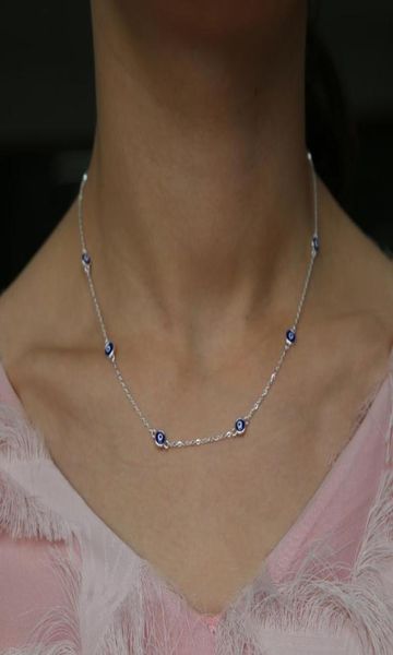 genuine 925 sterling silver necklace turkey round enamel evil eye necklaces for woman chain jewelry 20184643499
genuine 925 sterling silver necklace turkey round enamel evil eye necklaces for woman chain jewelry 20184643499