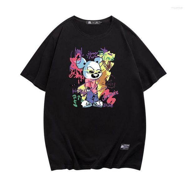 t men's shirts plus size t-shirt oversize summer loose ins korean style artistic graffiti print tee hip hop couple graphic, White;black
t men's shirts plus size t-shirt oversize summer loose ins korean style artistic graffiti print tee hip hop couple graphic, White;black