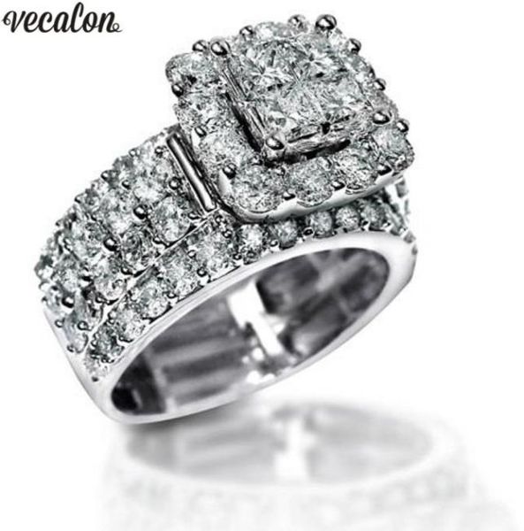 vecalon luxury lovers promise ring 925 sterling silver diamond cz engagement wedding band rings for women men jewelry gift7378221, Slivery;golden
vecalon luxury lovers promise ring 925 sterling silver diamond cz engagement wedding band rings for women men jewelry gift7378221, Slivery;golden