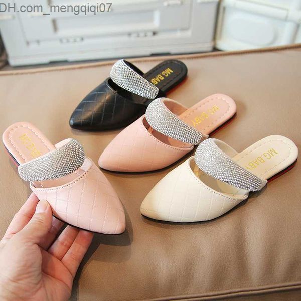 slipper girls' slide autumn summer fashion children' wide pu leather rivet rhinestone rubber indoor and outdoor shoes flat slide, Black;grey
slipper girls' slide autumn summer fashion children' wide pu leather rivet rhinestone rubber indoor and outdoor shoes flat slide, Black;grey