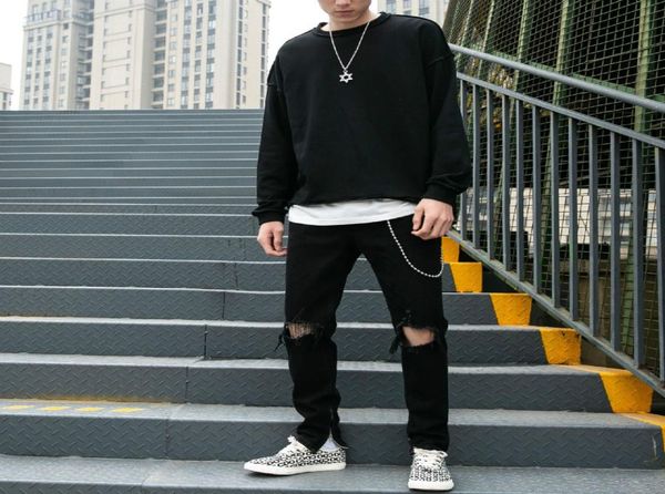 mens destroyed straight jeans with side zipper brand broken holes denim pants trousers hip hop straight legs biker moto jeans 364175625, Blue
mens destroyed straight jeans with side zipper brand broken holes denim pants trousers hip hop straight legs biker moto jeans 364175625, Blue