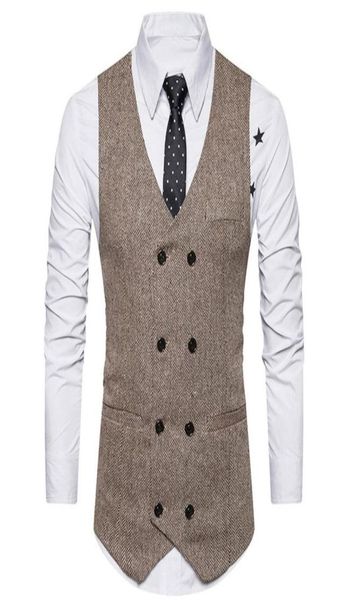 tweed men suit vest 2018 khaki formal dress suit vest woolen fashion slim fit waistcoat new arrival7096713, Black
tweed men suit vest 2018 khaki formal dress suit vest woolen fashion slim fit waistcoat new arrival7096713, Black