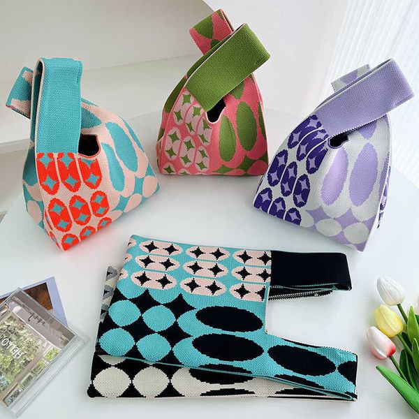 spring/summer knitted bag new texture tank bag contrast knitted handbag tote bag small and large capacity handbag
spring/summer knitted bag new texture tank bag contrast knitted handbag tote bag small and large capacity handbag