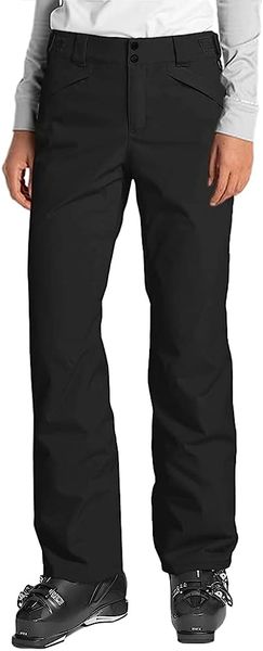 womens snow pants insulated waterproof winter outdoor slim ski hiking pants, Black;white
womens snow pants insulated waterproof winter outdoor slim ski hiking pants, Black;white