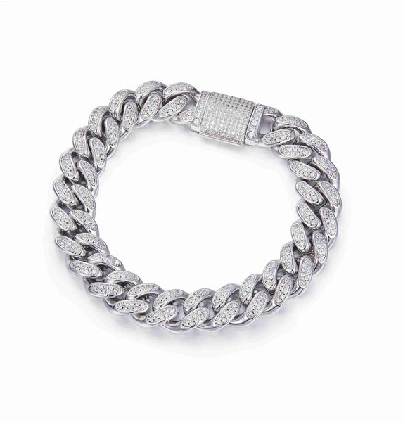 luxury bling 925 silver 18k gold plated moissanite diamond bracelet 12mm micro paved iced out miami cuban chain
luxury bling 925 silver 18k gold plated moissanite diamond bracelet 12mm micro paved iced out miami cuban chain