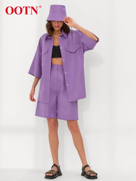 women's two piece pants ootn office lady cotton linen two piece sets women summer brown high waist shorts lapel button up shirts suits, White
women's two piece pants ootn office lady cotton linen two piece sets women summer brown high waist shorts lapel button up shirts suits, White