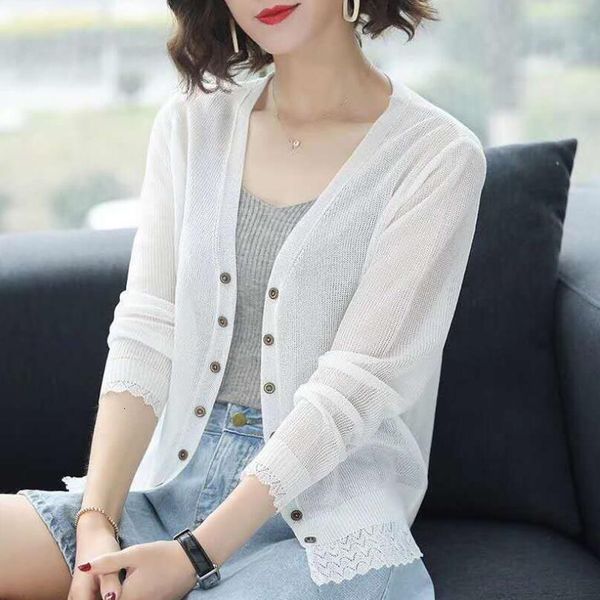 women's knits tees autumn summer cardigan women hollow out shawl knitted sweater female cardigans women thin jacket coat ladies 230713, White
women's knits tees autumn summer cardigan women hollow out shawl knitted sweater female cardigans women thin jacket coat ladies 230713, White