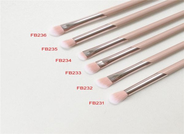 

fbseries pink eye brush fb231 fb232 fb233 fb234 fb235 fb236 eyeshadow tapered blending smokey shader smudge makeup brush tool9998569