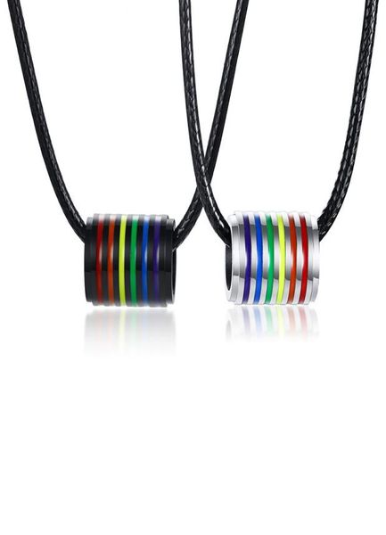 rainbow pendant necklace for women mens stainless steel cylindrical pendant necklace lgbtq accessories bisexual fashion jewelry1510914, Silver
rainbow pendant necklace for women mens stainless steel cylindrical pendant necklace lgbtq accessories bisexual fashion jewelry1510914, Silver