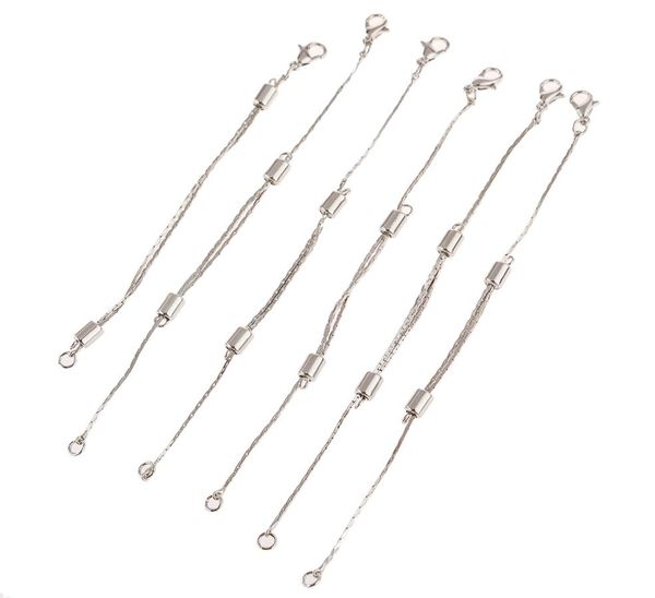 extension chains copper stainless steel adjustable movable necklace chain for diy jewelry making findings bracelet necklace1630693, Silver
extension chains copper stainless steel adjustable movable necklace chain for diy jewelry making findings bracelet necklace1630693, Silver