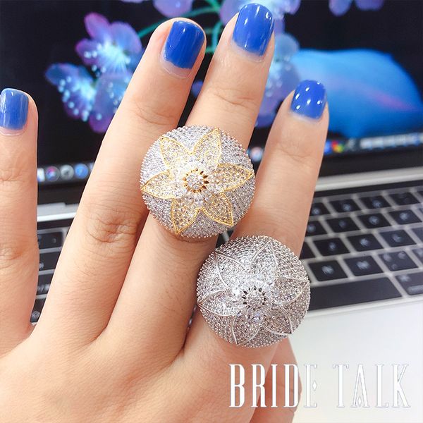 wedding rings bride talk luxury super big ring paved zirconia brass jewelry accessories engagement wedding crystal shiny rings for women gif, Slivery;golden
wedding rings bride talk luxury super big ring paved zirconia brass jewelry accessories engagement wedding crystal shiny rings for women gif, Slivery;golden