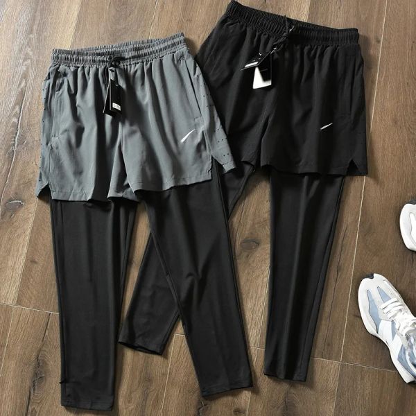 mens pants designer tech fake two pair shorts pants casual fashion sweatpants womens yoga pants lightweight quick dry pants cwi, Black
mens pants designer tech fake two pair shorts pants casual fashion sweatpants womens yoga pants lightweight quick dry pants cwi, Black