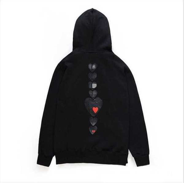 men's hoodies sweatshirts 22s designer play commes jumpers des garcons letter embroidery long sleeve pullover women red heart loose swe, Black
men's hoodies sweatshirts 22s designer play commes jumpers des garcons letter embroidery long sleeve pullover women red heart loose swe, Black