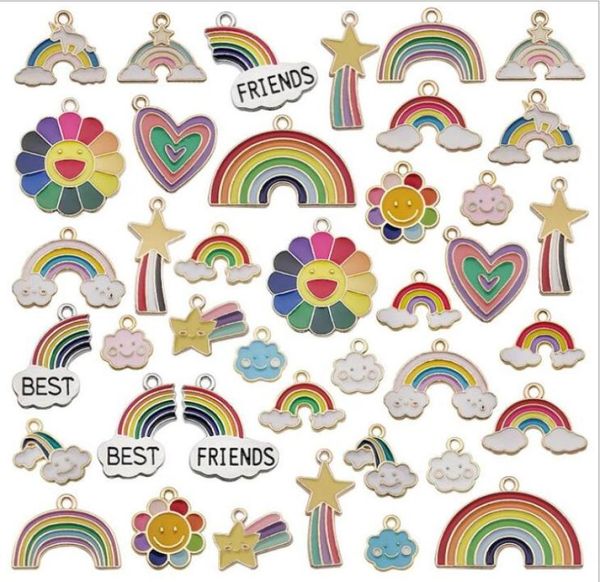 40pcs handmade diy jewelry charms pendants for bracelet necklace earring accessories alloy oil drip rainbow cloud jewellery fittin3222778, Bronze;silver
40pcs handmade diy jewelry charms pendants for bracelet necklace earring accessories alloy oil drip rainbow cloud jewellery fittin3222778, Bronze;silver