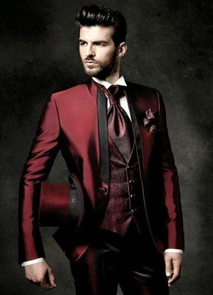 new fashion slim fit shiny burgundy groom tuxedos groomsmen excellent man wedding wear men party prom suitjacketpantstievest 6542264, Black;gray
new fashion slim fit shiny burgundy groom tuxedos groomsmen excellent man wedding wear men party prom suitjacketpantstievest 6542264, Black;gray