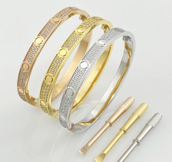 luxury titanium steel 3 row full diamond love bracelet bangle designer women men pave bracelets wedding jewelry gift with velvet b5722266, Black
luxury titanium steel 3 row full diamond love bracelet bangle designer women men pave bracelets wedding jewelry gift with velvet b5722266, Black