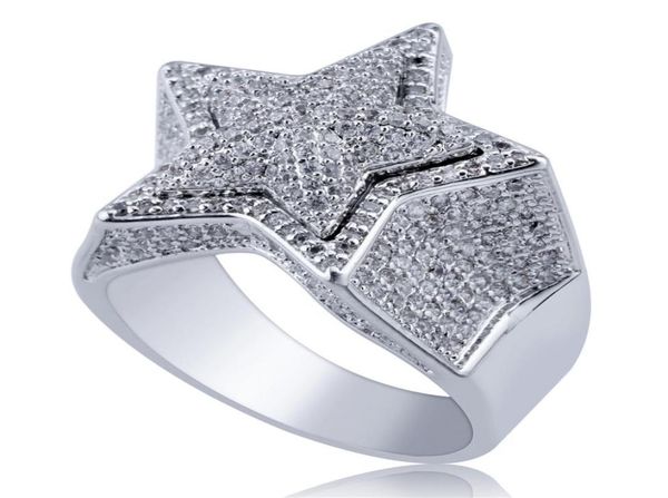 men jewelry pentagram ring brass gold silver iced out micro paved zircon punk style finger rings 7115521794
men jewelry pentagram ring brass gold silver iced out micro paved zircon punk style finger rings 7115521794