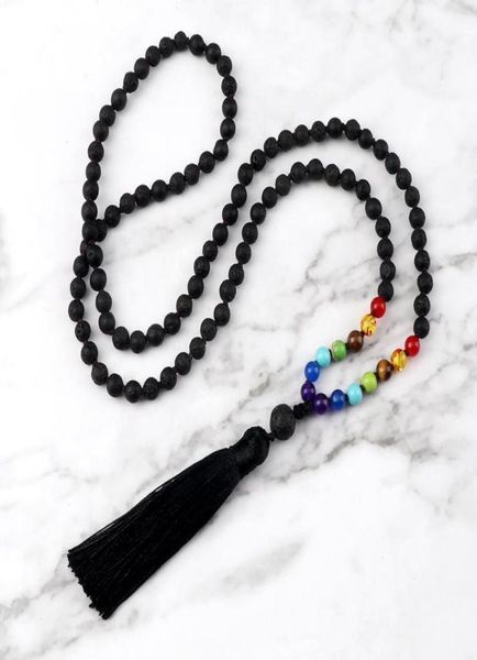108 mala 7 chakra beads necklace reiki 6mm natural stone onyx agates knotted tassel necklaces yoga blessing meditation jewelry8428300, Silver
108 mala 7 chakra beads necklace reiki 6mm natural stone onyx agates knotted tassel necklaces yoga blessing meditation jewelry8428300, Silver
