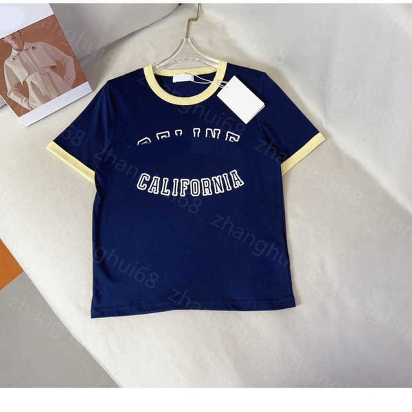 23ss tee womens t-shirt womens designer clothing round neck pure cotton color contrast letter print short sleeve t-shirt womens clothes a1, White
23ss tee womens t-shirt womens designer clothing round neck pure cotton color contrast letter print short sleeve t-shirt womens clothes a1, White