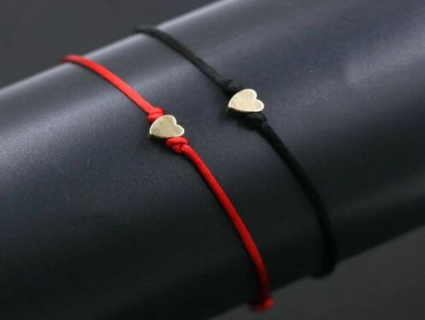 50pcslot copper love heart shape charms bracelets rope lucky red bracelet for women red string adjustable handmade bracelet diy6078848, Golden;silver
50pcslot copper love heart shape charms bracelets rope lucky red bracelet for women red string adjustable handmade bracelet diy6078848, Golden;silver