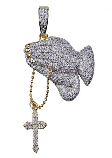 hip hop necklace iced out praying hand pendant necklace with cross menswomen gold silver color chain charm jewelry for gifts16928512
hip hop necklace iced out praying hand pendant necklace with cross menswomen gold silver color chain charm jewelry for gifts16928512