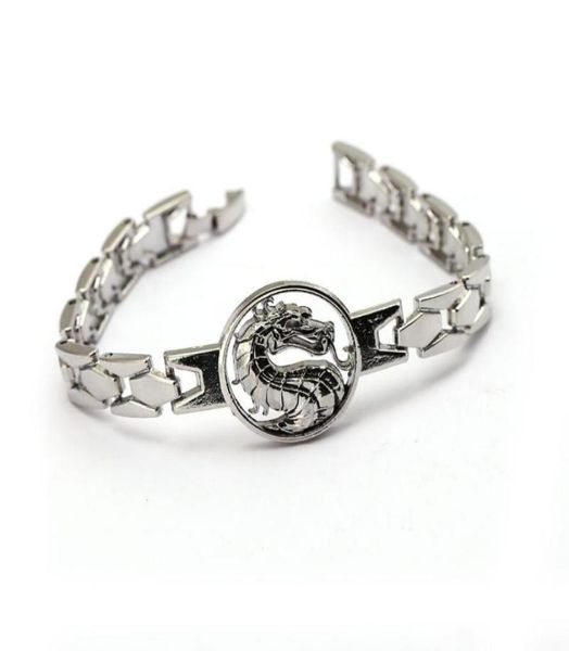 charm bracelets classic game souvenir mortal kombat jewelry dragon silver chain bracelet trendy metal men gift9564611, Golden;silver
charm bracelets classic game souvenir mortal kombat jewelry dragon silver chain bracelet trendy metal men gift9564611, Golden;silver
