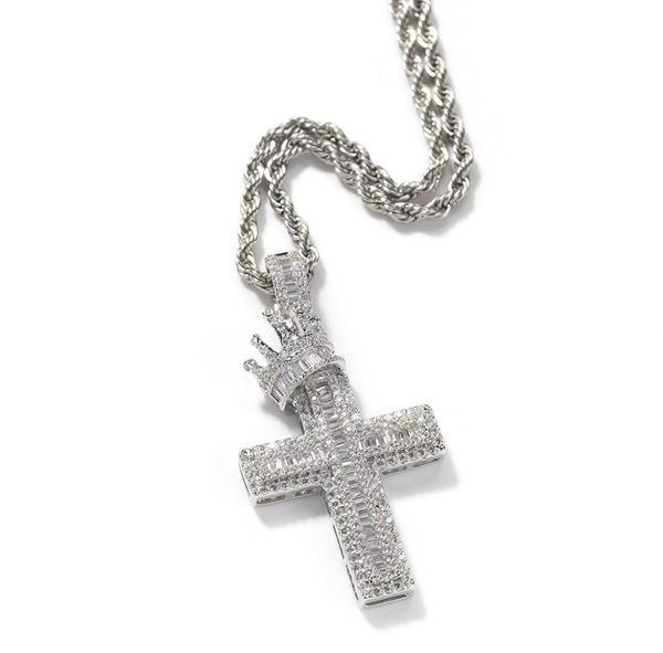 vintage crown cross necklace fashion mens gold necklace hip hop iced out pendant necklaces jewelry2946876, Silver
vintage crown cross necklace fashion mens gold necklace hip hop iced out pendant necklaces jewelry2946876, Silver