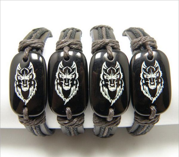 whole 12pcsl men039s tribal style leather bracelets resin carved wolf head surfer bracelet adjustable bangle for gift mb039919952, Golden;silver
whole 12pcsl men039s tribal style leather bracelets resin carved wolf head surfer bracelet adjustable bangle for gift mb039919952, Golden;silver