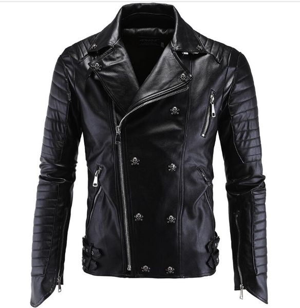 men's pu leather & faux leather jacket fashion party essential motorcycle jacket outerwear coat plus size mmy9llh98, Black
men's pu leather & faux leather jacket fashion party essential motorcycle jacket outerwear coat plus size mmy9llh98, Black