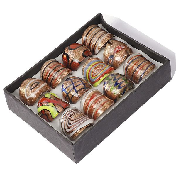 wedding rings wholesale lots mix 12pcs summer style murano glass lampwork men women rings valentine wedding party fashion jewelry 230713, Slivery;golden
wedding rings wholesale lots mix 12pcs summer style murano glass lampwork men women rings valentine wedding party fashion jewelry 230713, Slivery;golden