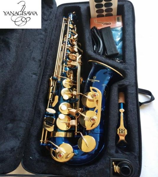 professional musical instrument new blue alto saxophone japanese brand yanagisawa aw02 e flat alto saxophone with case1109900
professional musical instrument new blue alto saxophone japanese brand yanagisawa aw02 e flat alto saxophone with case1109900
