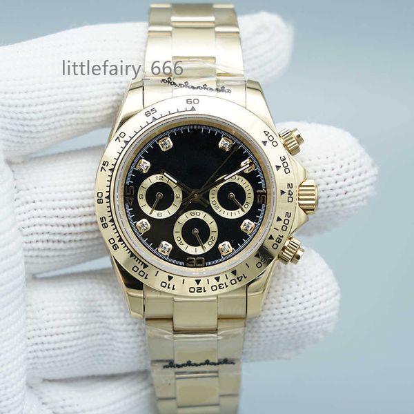 st9 steel quality watch subdials working 40mm automatic mechanical movement sapphire glass mens ceramic bezel watches cosmograph black diamo, Slivery;golden
st9 steel quality watch subdials working 40mm automatic mechanical movement sapphire glass mens ceramic bezel watches cosmograph black diamo, Slivery;golden