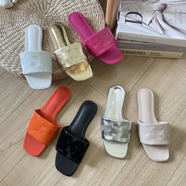 metallic gold silver revival flat mules slippers monograms embossed women slides sandals designer black pink orange waterfront flats square
metallic gold silver revival flat mules slippers monograms embossed women slides sandals designer black pink orange waterfront flats square