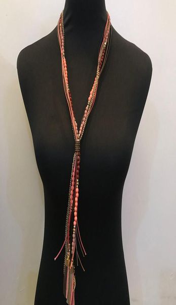 kpop fashion rope tassel leather multilayer strands sautoir long necklace women accessories collier femmehalskettehandmade rainb8847289, Black
kpop fashion rope tassel leather multilayer strands sautoir long necklace women accessories collier femmehalskettehandmade rainb8847289, Black
