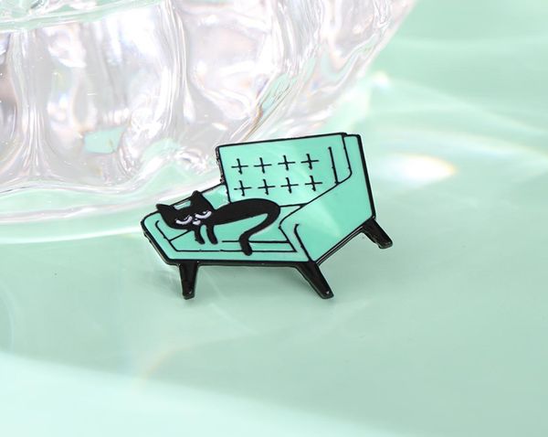 lazy black cat sofa enamel brooches cartoon cute fun animal pins bades for denim clothes bag kawaii jewelry christmas new year gif7681905, Gray
lazy black cat sofa enamel brooches cartoon cute fun animal pins bades for denim clothes bag kawaii jewelry christmas new year gif7681905, Gray