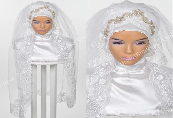2019 beautiful muslim bridal veils with beading rhinestones real pos bling bling muslim brides hijab lace appliqued edge finger6096612, Black
2019 beautiful muslim bridal veils with beading rhinestones real pos bling bling muslim brides hijab lace appliqued edge finger6096612, Black