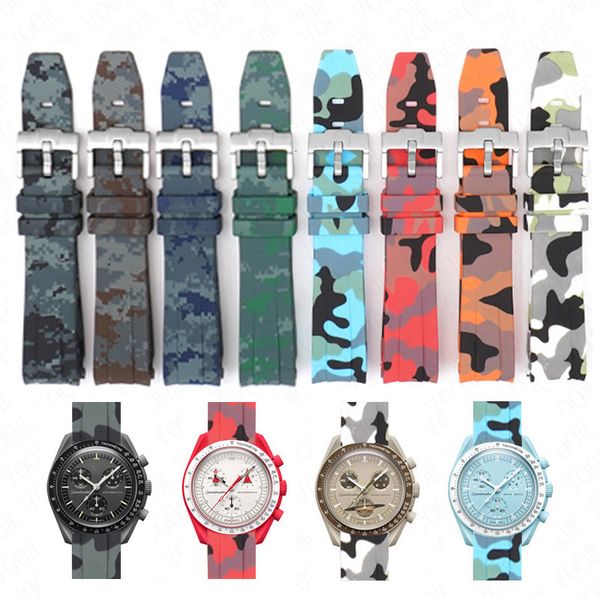 watch bands camouflage strap for omega moonswatch curved end silicone rubber bracelet men women sport band accessorie 20mm 230712, Black;brown
watch bands camouflage strap for omega moonswatch curved end silicone rubber bracelet men women sport band accessorie 20mm 230712, Black;brown