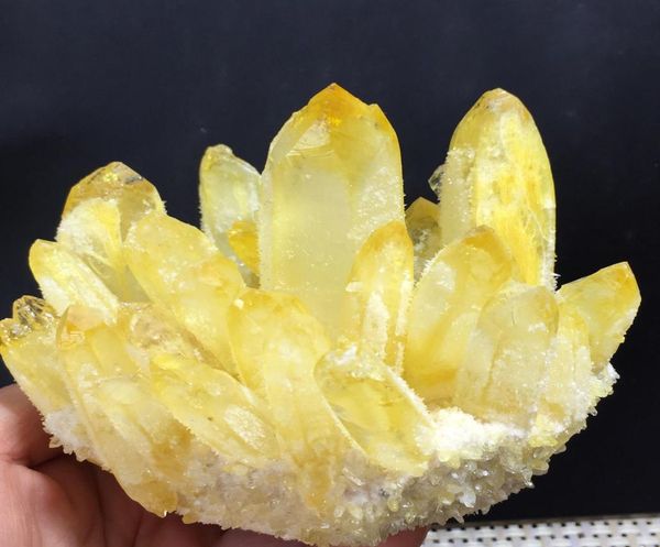 new find yellow phantom quartz crystal cluster mineral specimen healing9335922, Black
new find yellow phantom quartz crystal cluster mineral specimen healing9335922, Black