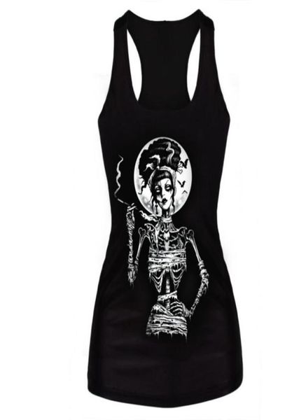 clothing new 2016 women tshirt black vest 3d print ribs skull bone camisole knitted polyester horror tank 234778, Black;white
clothing new 2016 women tshirt black vest 3d print ribs skull bone camisole knitted polyester horror tank 234778, Black;white