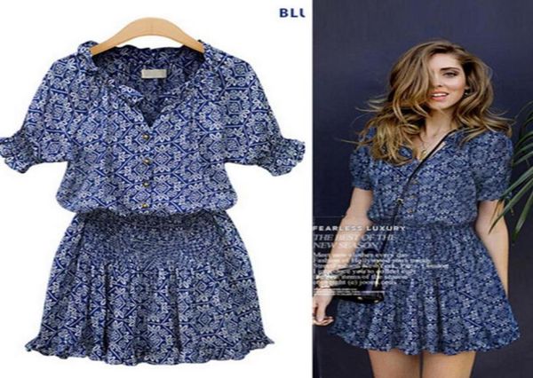 c3064 summer women039s florals dress v neck short sleeve slim waist casual lady039s female dresses blue9150423, Black;gray
c3064 summer women039s florals dress v neck short sleeve slim waist casual lady039s female dresses blue9150423, Black;gray