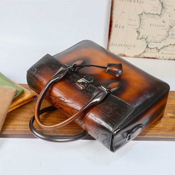 berluti men's e'mio briefcase genuine leather handbag messenger bag men's business bag fashion attach leisure shoulder bag ha
berluti men's e'mio briefcase genuine leather handbag messenger bag men's business bag fashion attach leisure shoulder bag ha
