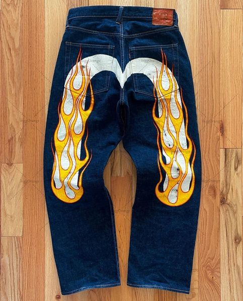 mens jeans trendy flame design sense printed hiphop american street loose wideleg straightleg pants casual trousers 230712, Blue
mens jeans trendy flame design sense printed hiphop american street loose wideleg straightleg pants casual trousers 230712, Blue