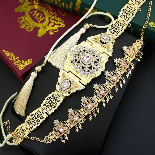 navel bell button rings sunspicems gold color pink crystal women waist chain belt head chain morocco bride wedding jewelry hand rope tassels, Silver
navel bell button rings sunspicems gold color pink crystal women waist chain belt head chain morocco bride wedding jewelry hand rope tassels, Silver