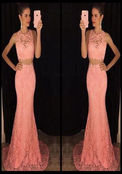 two pieces dress 2020 prom dresses long o neck mermaid full lace see through formal evening gowns party wear9413937, Black
two pieces dress 2020 prom dresses long o neck mermaid full lace see through formal evening gowns party wear9413937, Black