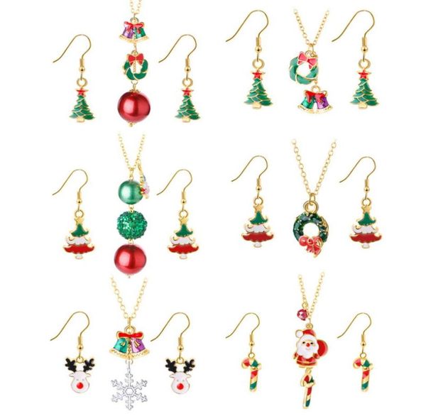christmas necklace earring women suit plated gold lady santa claus snow tree necklaces earrings drop oil jewelry set 4 4lt j29112006, Silver
christmas necklace earring women suit plated gold lady santa claus snow tree necklaces earrings drop oil jewelry set 4 4lt j29112006, Silver
