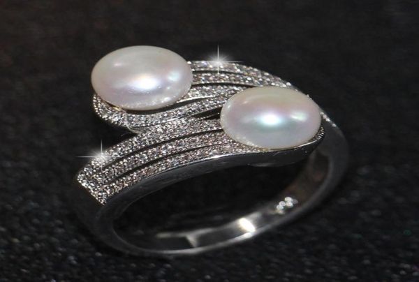 2018 new arrival selling luxury jewelry 925 sterling silver two pearl pave cz diamond party office women band ring for lovers7359919, Slivery;golden
2018 new arrival selling luxury jewelry 925 sterling silver two pearl pave cz diamond party office women band ring for lovers7359919, Slivery;golden