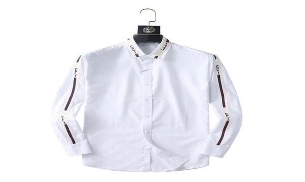 men039s dress shirts bberry polka dot mens designer shirt autumn long sleeve casual mens dres style homme clothing m3xl103777939, White;black