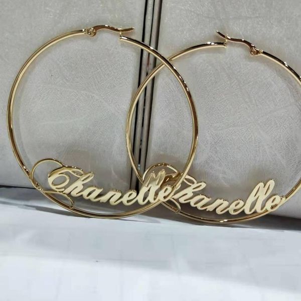 hoop huggie doremi 30-100mm round custom name earrings 304 stainless steel earrings female environmentally friendly material anti-allergy 23, Golden;silver
hoop huggie doremi 30-100mm round custom name earrings 304 stainless steel earrings female environmentally friendly material anti-allergy 23, Golden;silver