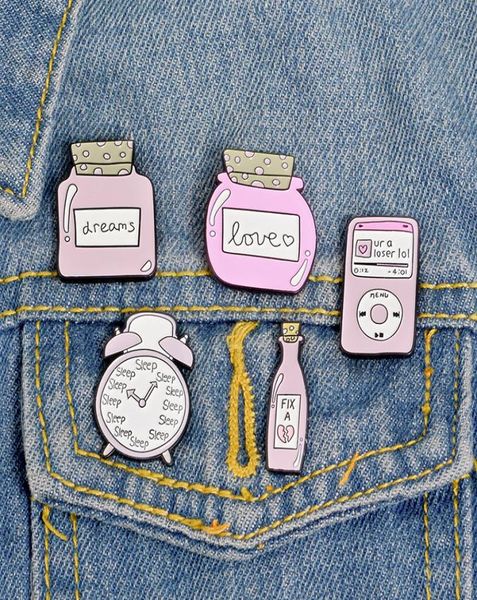 cute cartoon bottle pink alarm metal kawaii enamel pin badge buttons brooch shirt denim jacket bag decorative brooches for women g2480684, Gray
cute cartoon bottle pink alarm metal kawaii enamel pin badge buttons brooch shirt denim jacket bag decorative brooches for women g2480684, Gray
